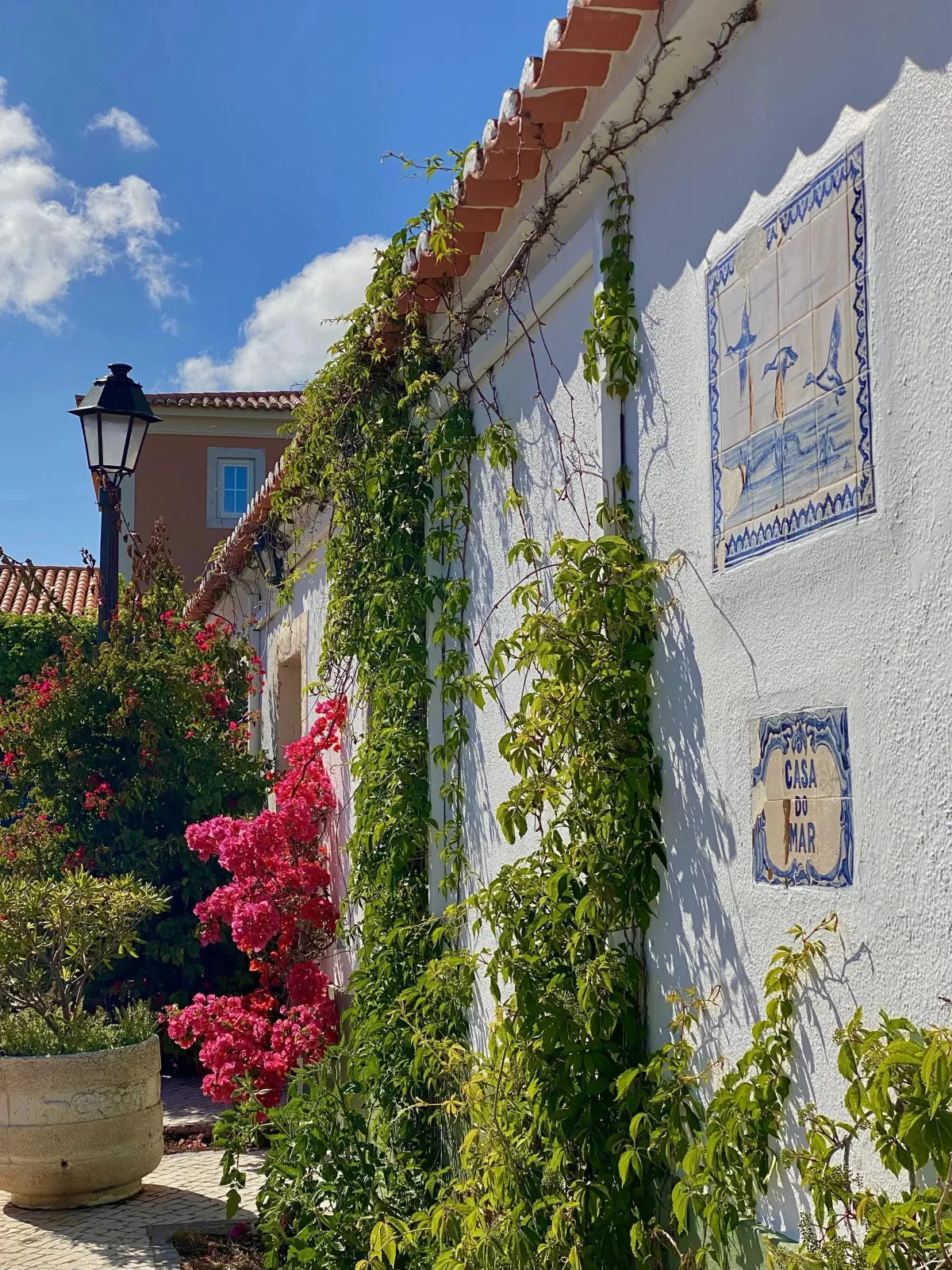 walking along the inner roads of Cascais
