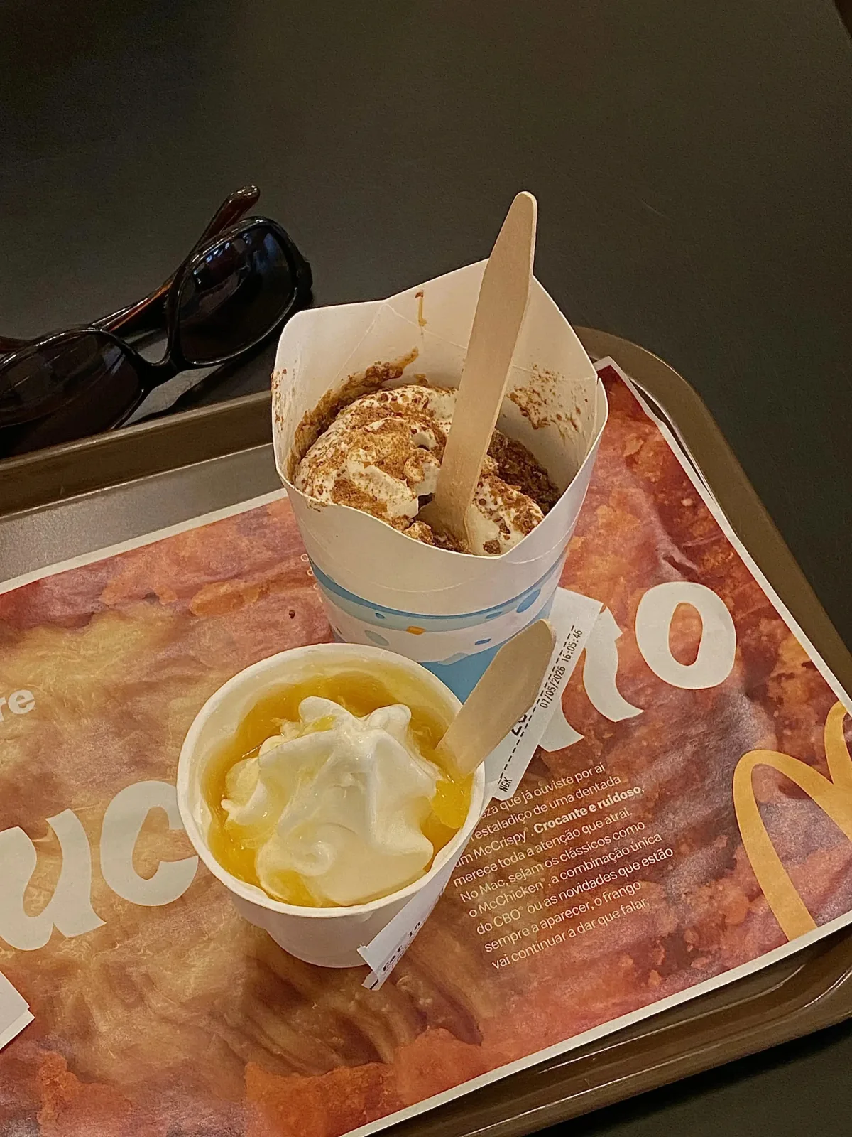 pineapple sundae and McFlurry® Daim® Caramelo. so good.